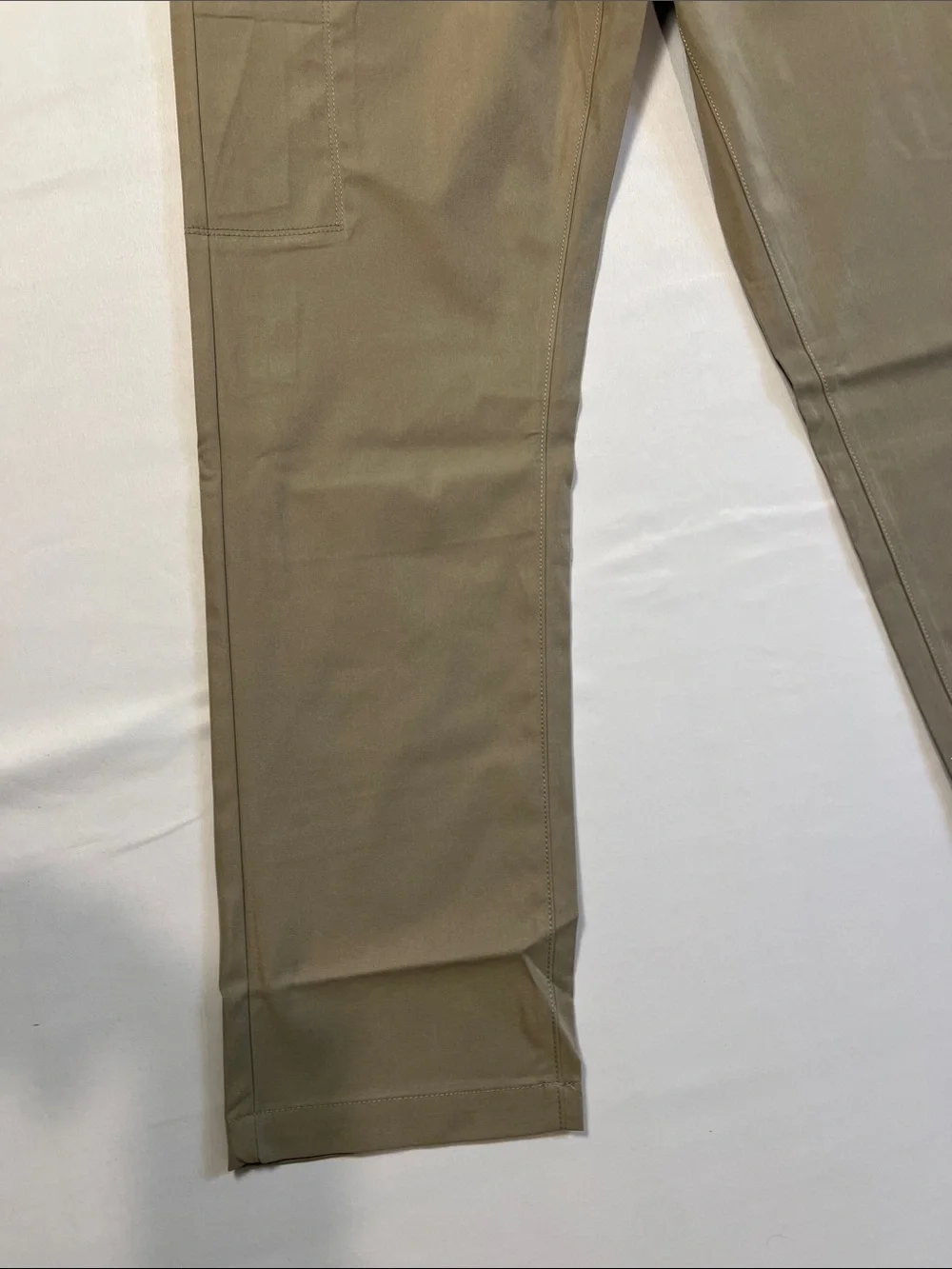 NWT Men's Copper&Oak Khaki Utility Chino Pants - Durable Tan Size 34x32